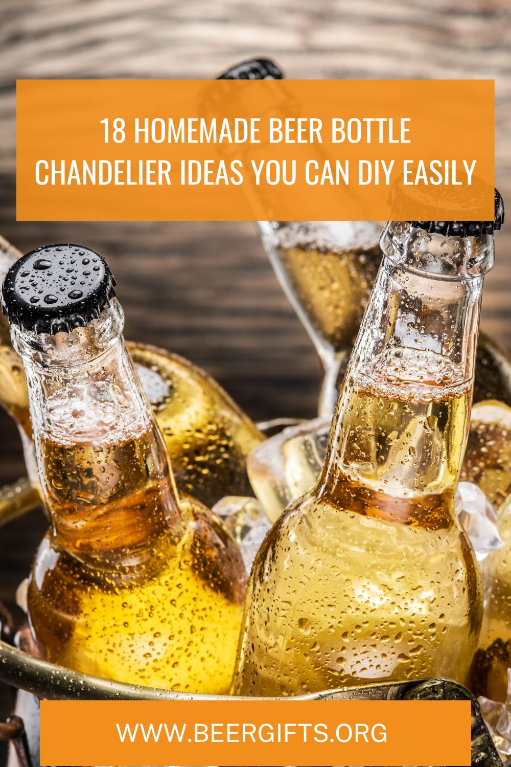 18 Homemade Beer Bottle Chandelier Ideas You Can DIY Easily10