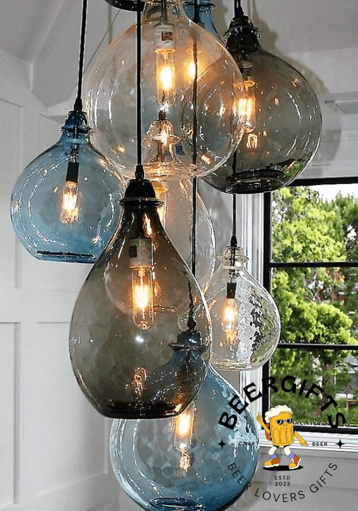 18 Homemade Beer Bottle Chandelier Ideas You Can DIY Easily8